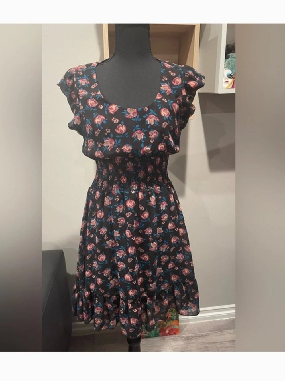 American Rag Floral Smock Waist‎ Dress